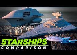 Enlace a Comparativa entre las naves espaciales más grandes de la historia de la ficción