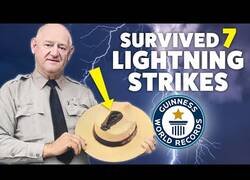 Enlace a El hombre al que le alcanzaron hasta 7 rayos