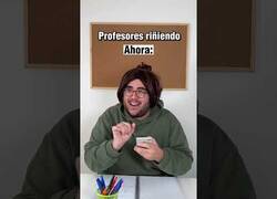Enlace a Profesores riñiendo: antes vs ahora