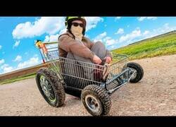 Enlace a Haciendo un kart eléctrico casero con un carro de la compra