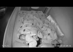 Enlace a Todo lo que un bebé puede hacer durante una noche en la cama de sus padres
