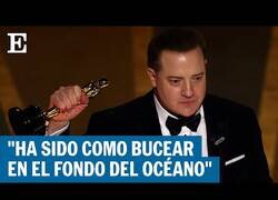 Enlace a El emotivo discurso de Brendan Fraser tras recibir el Oscar a mejor actor