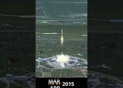 Enlace a 13 años de lanzamientos de SpaceX resumidos en un minuto