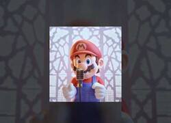Enlace a Rick Roll, pero interpretado por Super Mario Bros.