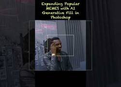 Enlace a Expandiendo memes populares con Generative Fill, la nueva herramienta de Photoshop