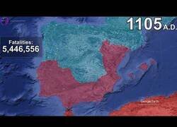 Enlace a La reconquista de la península en 1 minuto usando Google Earth