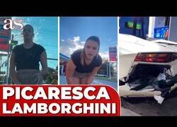 Enlace a Choca por detrás contra un Lamborghini y así intenta librarse
