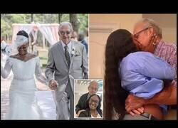 Enlace a Mujer de 24 años y hombre de 85 se casan