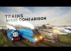 Enlace a Comparación de velocidad entre trenes