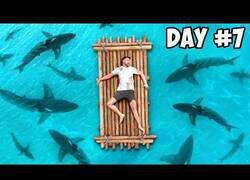 Enlace a Mr. Beast pasa 7 días varado en el mar