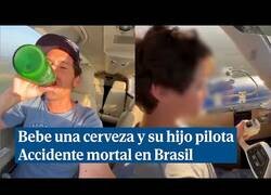 Enlace a Un padre bebe una cerveza mientras deja pilotar una avioneta a su hijo y acaba en tragedia