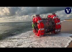 Enlace a Detenido un hombre que intentaba cruzar el Atlántico en una rueda de hámster