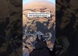Enlace a La mejor manera de bajar después de reparar una antena