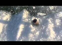Enlace a Esto sucede cuando disparas una bala contra el hielo