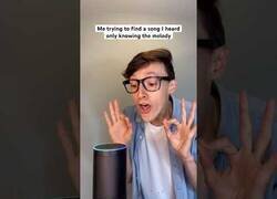 Enlace a Cuando intentas que Alexa reconozca una canción interpretada por ti