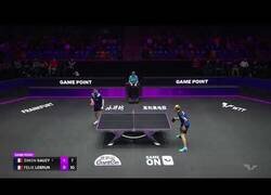 Enlace a El mejor punto de tennis mesa que verás hoy