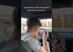 Enlace a Cuando de pequeño te quedabas solo en el coche
