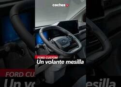 Enlace a En esta Ford Custom, el volante se convierte en mesilla
