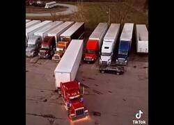 Enlace a Camionero maestro del aparcamiento