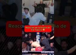 Enlace a Así reaccionó la familia de Ilia Topuria a su KO frente a Volkanovski