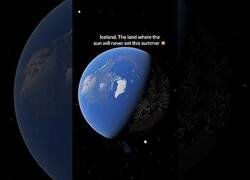 Enlace a Islandia, donde el Sol no se pone nunca