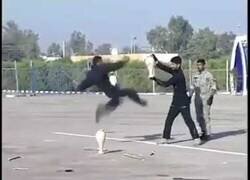 Enlace a Increíble demostración de las fuerzas especiales de Irán
