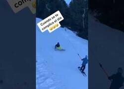 Enlace a Un día complicado en la nieve