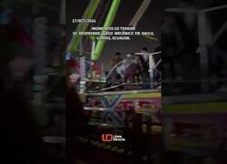 Enlace a Se desprende una atracción de feria en Ecuador
