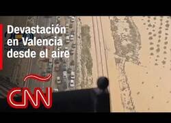 Enlace a Así se ve desde el aire el devastador paso de la DANA por Valencia