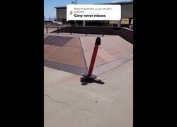 Enlace a Este bolardo es mejor skater que tú