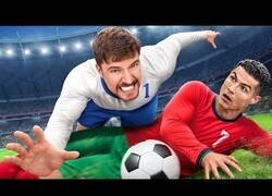 Enlace a MrBeast te premia con un millón de dólares si vences a Cristiano Ronaldo