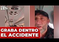 Enlace a Pasajero que consiguió sobrevivir graba desde dentro el accidente del avión de Kazajistán