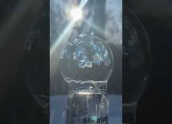 Enlace a Burbuja congelándose en tiempo real