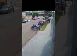Enlace a Cámara graba a un caballo 'robando' una moto