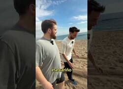 Enlace a Ibai y Montoya se miden en una carrera por la playa