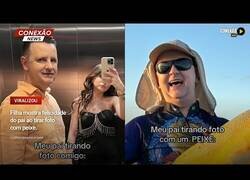 Enlace a Este padre posa más feliz con un pez que con su hija