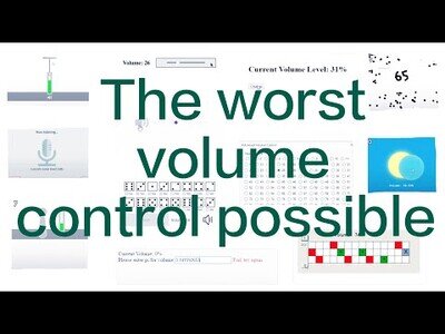 Cuando un grupo de programadores compitieron por ver quién hacía el peor control de volumen
