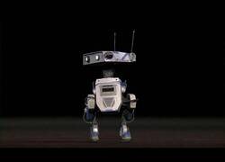 Enlace a Nvidia presenta su nuevo y divertido robot 'Blue'