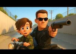 Enlace a Así sería Terminator al estilo Pixar