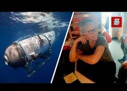Enlace a La mujer del CEO de OceanGate reaccionando a la implosión del submarino