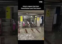Enlace a Se inunda una estación de metro en Japón... ¡y el agua es transparente!