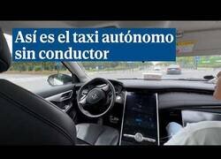 Enlace a Así es tomar un taxi autónomo en Shanghái