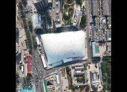 Enlace a Inauguran en Jinan, China, la cúpula inflable más grande del mundo para proteger del polvo y el ruido