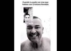 Enlace a Cuando le haces creer a tu padre que estás hablando con Cristiano Ronaldo