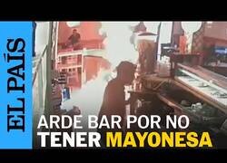 Enlace a Prende fuego a un bar en Sevilla por no tener mayonesa