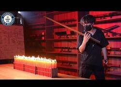 Enlace a El mayor número de velas apagadas con un golpe de espada