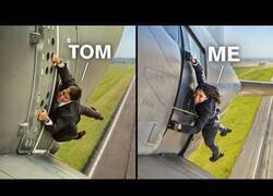 Enlace a Intentando recrear la escena de Tom Cruise en Misión Imposible V