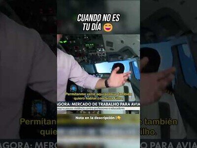 Un reportero brasileño grabó en un simulador de vuelo y los pilotos se acaban estrellando
