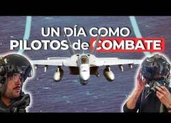 Enlace a 24 horas con un piloto de combate español