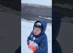 Enlace a Momentos divertidos de bebés en la nieve